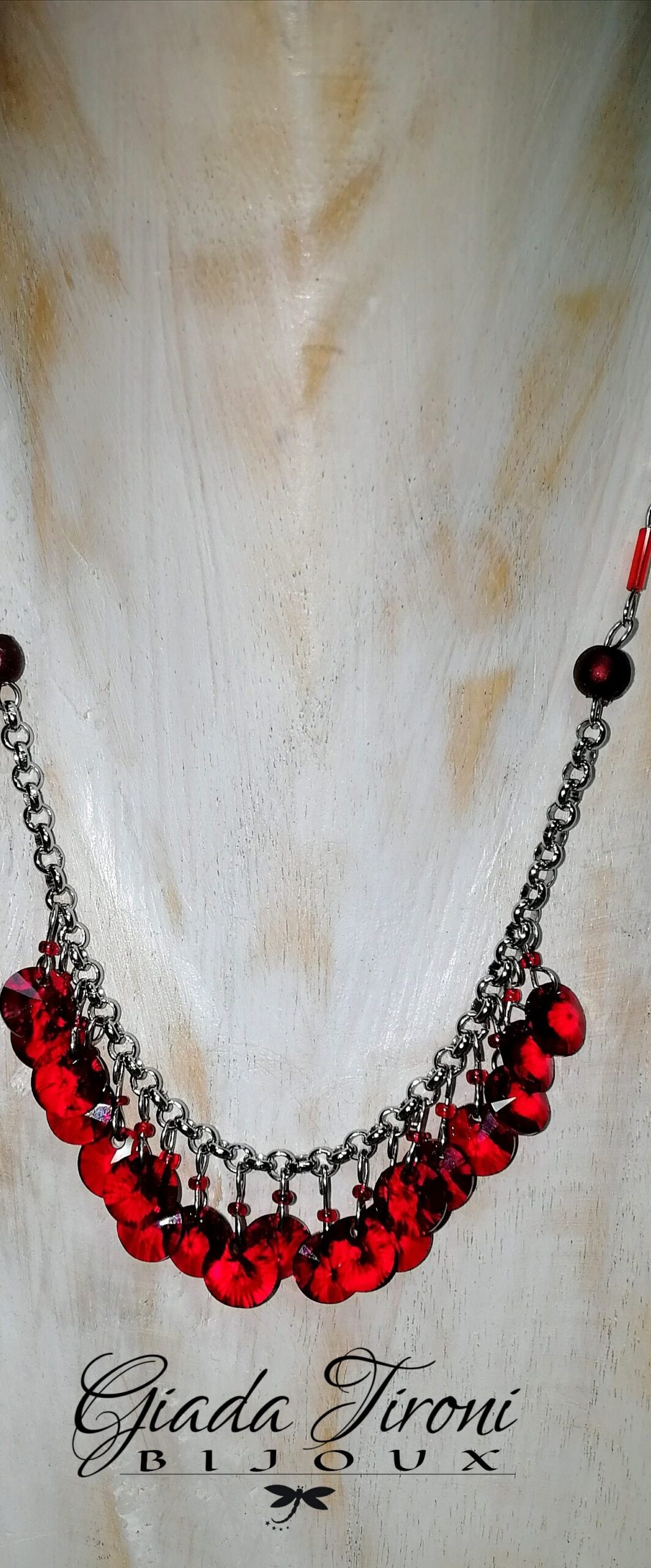 Collana "CRISTALFUOCO"