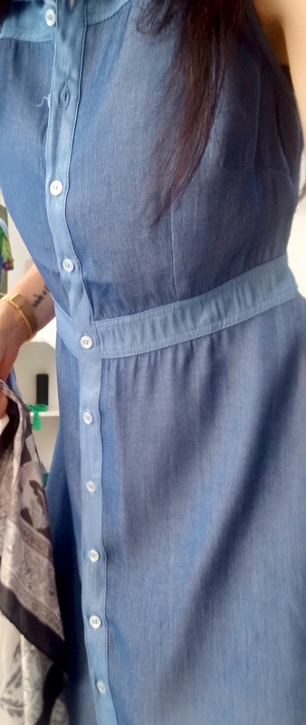 Abito "Ginevra" in Viscosa Denim - immagine 2